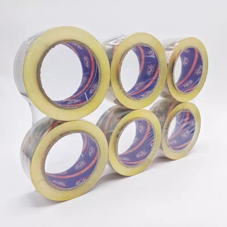 چسب پهن 90 یارد کریستال رویال. کارتن 60 عددی