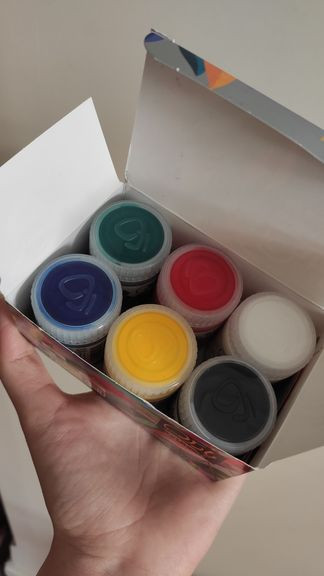 گواش 6 رنگ پارس