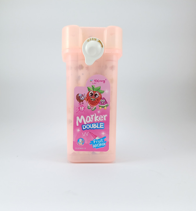 ماژیک 12 رنگ 2 سر راندو یالونگ مدل 221812