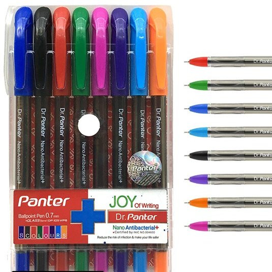 خودکار 8 رنگ کیفی پنتر مدل Dp-105