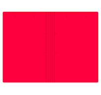 پوشه مقوایی خط دار ضخیم 400 گرم