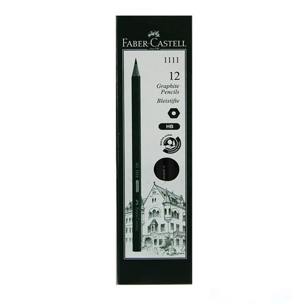 مداد مشکی فابر کاستل کد 1111 بسته 12 عددی