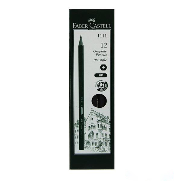 مداد مشکی فابر کاستل کد 1111 بسته 12 عددی