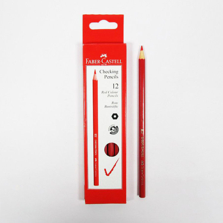 مداد قرمز فابر کاستل بسته 12 عددی